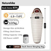 Naturehike Upgraded Snowbird Ultralight Duck Down Sleeping Bag 650FP -18 Deg C