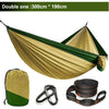 Portable Lightweight Nylon Parachute Material Hammock
