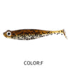 Supercontinent Zander Shad T-tail Soft Lure 5cm/7cm 8-12PCS