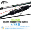 TEIGA BELLUCIA TIPRUN Fishing Rod Solid Carbon Fiber Tip 180cm Spinning Fishing Lure Rod For Squid Fishing
