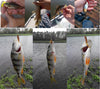 JYJ Soft Plastic Grub with Jig Hook 5pcs/bag