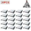 10-30Pcs Extra Large 82"x 52" Emergency Solar Mylar Blanket