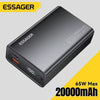 Essager Portable Fast Charge Power Bank 20000mAh PD 65W