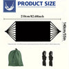 Lightweight Hammock Set with Straps and Storage Bag