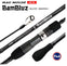 MADMOUSE BamBluz 1.9M ML/M/MH Spinning/Casting Slow Jigging Rod 2PC