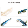 RAVENCRAFT Drunk Shad Slow Sinking Soft Shakier 2.7/3.2/3.7inch 5/6/7PCS