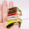 JYJ Soft Plastic Grub with Jig Hook 5pcs/bag