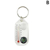 Mini Keychain Compass Thermometer Combo