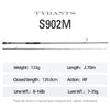 Tsurinoya TYRANTS Spinning Rod 2.4m 2.7m 2.9m 2PC FAST M MH