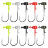 10Pcs Ned Rig Jig Head Fishing Hooks 2.8g 3.5g 4.6g
