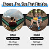 Portable Lightweight Nylon Parachute Material Hammock