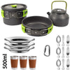 Camping Cookware Set for 2-3 Persons