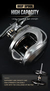 Seasir Megacuda Baitcasting Reel Max Drag 15KG 6.5:1 11+1BB