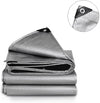 Heavy Duty Durable Waterproof Tarp - Grey