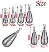 GOBAIT 15pcs/lot 3.5g/5g/7g/10g/14g Drop Shot Sinker Weights