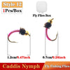 12 Styles Wet/Dry Fishing Flies