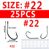 Bimoo 50/25PCS Multiple Purpose High Carbon Steel Fish Hooks