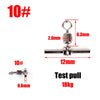 10Pcs/Lot Cross Line Bearing Rolling Swivel