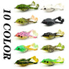 Proleurre 1PC Double Propeller Soft Silicone Pro Frog Bait