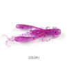 Supercontinent 15Pcs/lot 4cm 1.6g Soft Creature Lures