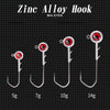 Hunthouse 5g 7g 10g 14g Zinc Alloy Red Eye Jig Head