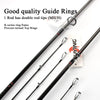 Kuying Tournament 2.1m/6.88ft Double Tips MH H Hard Carbon Spinning/Casting Rod