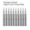 THKFISH 10pcs/lot Drop Shot 3.5g/5g/7g/10g/14g/20g Fishing Sinker