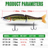 Top Tackle 1Pc 220mm/178mm Swimbait
