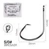 High Carbon Steel Circle Hook - 20PC