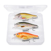 TREHOOK 3Pc/Set 7/7.5/8.5cm Floating Crankbait Set