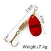 FISH KING 3.9g 4.6g 7.4g 10.8g 15g Spinner