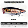 LINGYUE 1Pc 4.5cm 3.5g Mini Popper