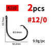 Ellllv 8/0 - 14/0 Saltwater 3X Strong Inline Circle Hook