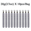 10pcs/lot 3.5g 5g 7g 10g 14g 20g Fishing Weights