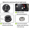 FangBlue 3/4 5/6 7/8 WT 2+1BB Aluminum Fly Fishing Reel