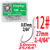 Simpleyi 100pcs 1#-14# Series Bait Hooks
