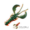 Supercontinent 55A 65mm/10pcs 40mm/20pcs Soft Craw Lure