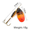 FISH KING 3.9g 4.6g 7.4g 10.8g 15g Spinner