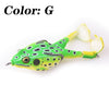 Proleurre 1PC Double Propeller Soft Silicone Pro Frog Bait