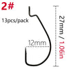 SASAME Wide Gap Offset Hooks