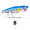 FLYSAND 93mm 12.5g Topwater Popper