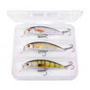 TREHOOK 3Pc/Set 7/7.5/8.5cm Floating Crankbait Set