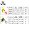 W.P.E 1Pc 6.5g/10g/13.5g Spinner
