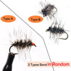 Wifreo 6Pc/Lot Griffiths Gnat Midge Dry Fly