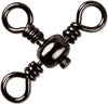THKFISH 100Pc Black Nickel Fishing Swivels