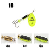 W.P.E KOMODO 1Pc 6.8g/9.5g/13.4g Spinner