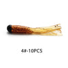 10PCS/lot 5.5cm Artificial Soft Plastic Tube Lures