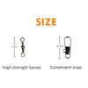 Meredith Anti Bite 15cm-30cm Steel Wire Leader With Swivel
