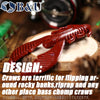 B&U WD01 MAX PRO 50MM/90MM Soft Plastic Craw Lure