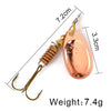 FISH KING 3.9g 4.6g 7.4g 10.8g 15g Spinner
